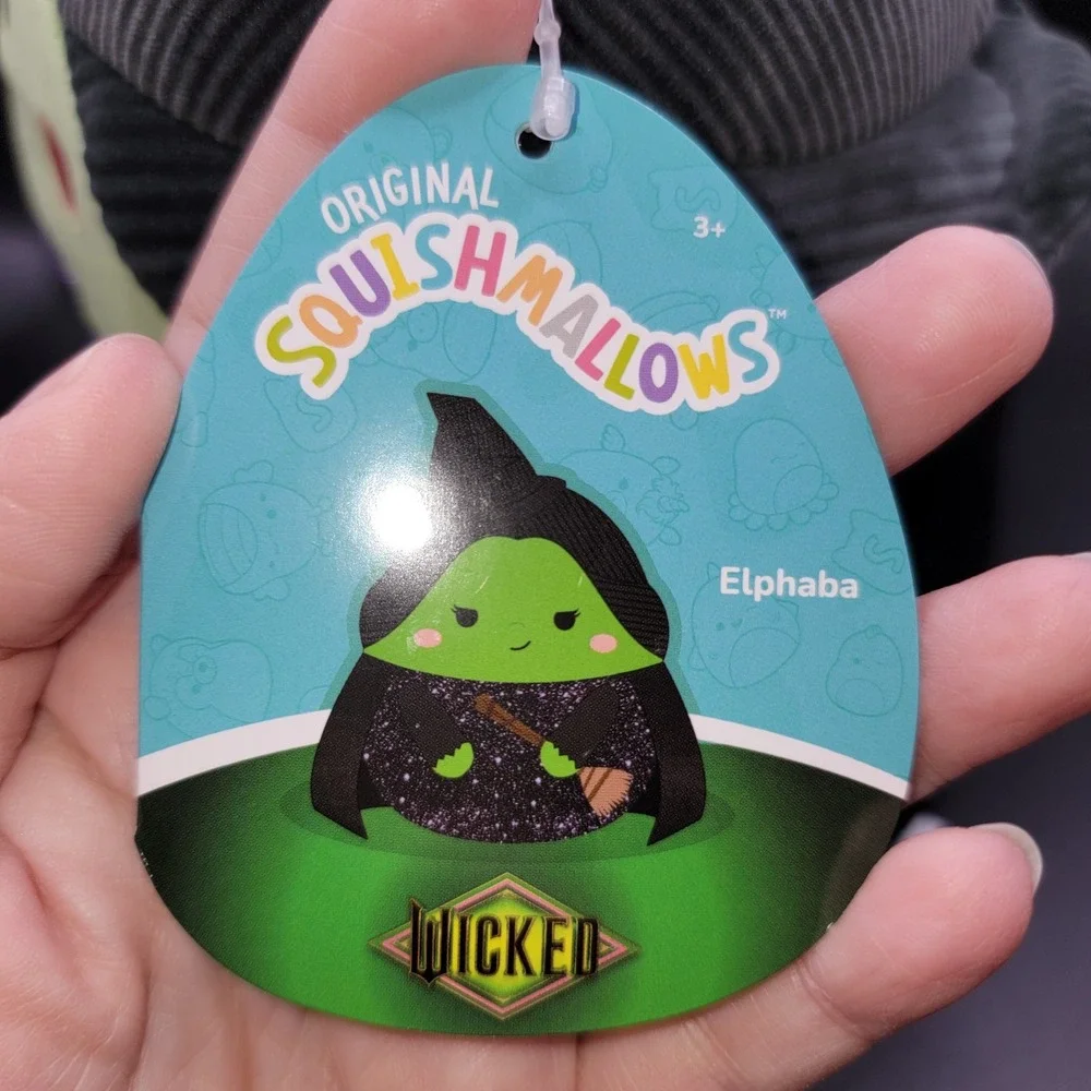 Brand New With Tags Squishmallow Wicked Elphaba 2024 10